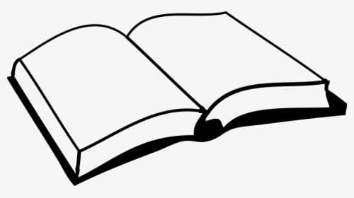 Sketch of an open book